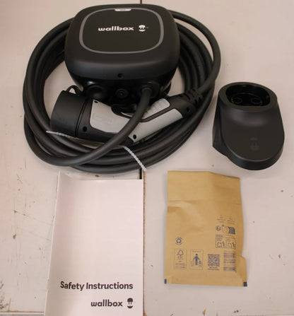 SALE OUT. | Wallbox Electric Vehicle charge | Pulsar Max | 22 kW | Wi-Fi, Bluetooth | 7 m | Black | DAMAGED PACKAGING