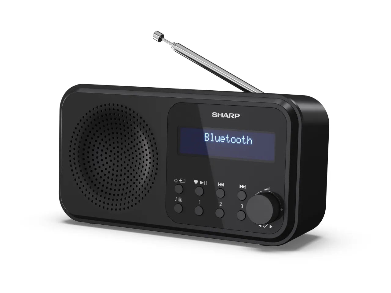 Sharp DR-P420(BK) Tokyo Portable Digital Radio, FM/DAB/DAB+, Bluetooth 5.0, USB or Battery Powered, Midnight Black | Sharp | Tokyo Portable Digital Radio | DR-P420(BK) | Bluetooth | Midnight Black