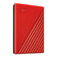 WD My Passport 2TB portable HDD Red