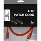 PATCH CABLE CAT5E UTP 2M/RED PP12-2M/R GEMBIRD