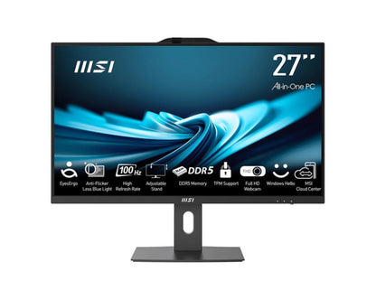 Monoblock PC|MSI|PRO|AP272P 14M|Business|All in One|CPU Core i7|i7-14700|2100 MHz|Screen 27"|RAM 16GB|DDR4|3200 MHz|SSD 1TB|Graphics card Intel UHD Graphics|Integrated|Windows 11 Pro|Colour Black|PROAP272P14M-495EU
