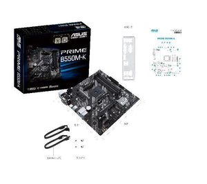 Mainboard|ASUS|AMD B550|SAM4|MicroATX|2xPCI-Express 3.0 1x|2xM.2|1xPCI-Express 4.0 16x|Memory DDR4|Memory slots 4|1x15pin D-sub|1xDVI|1xHDMI|6xUSB 3.2|1xPS/2|1xRJ45|3xAudio port|PRIMEB550M-K