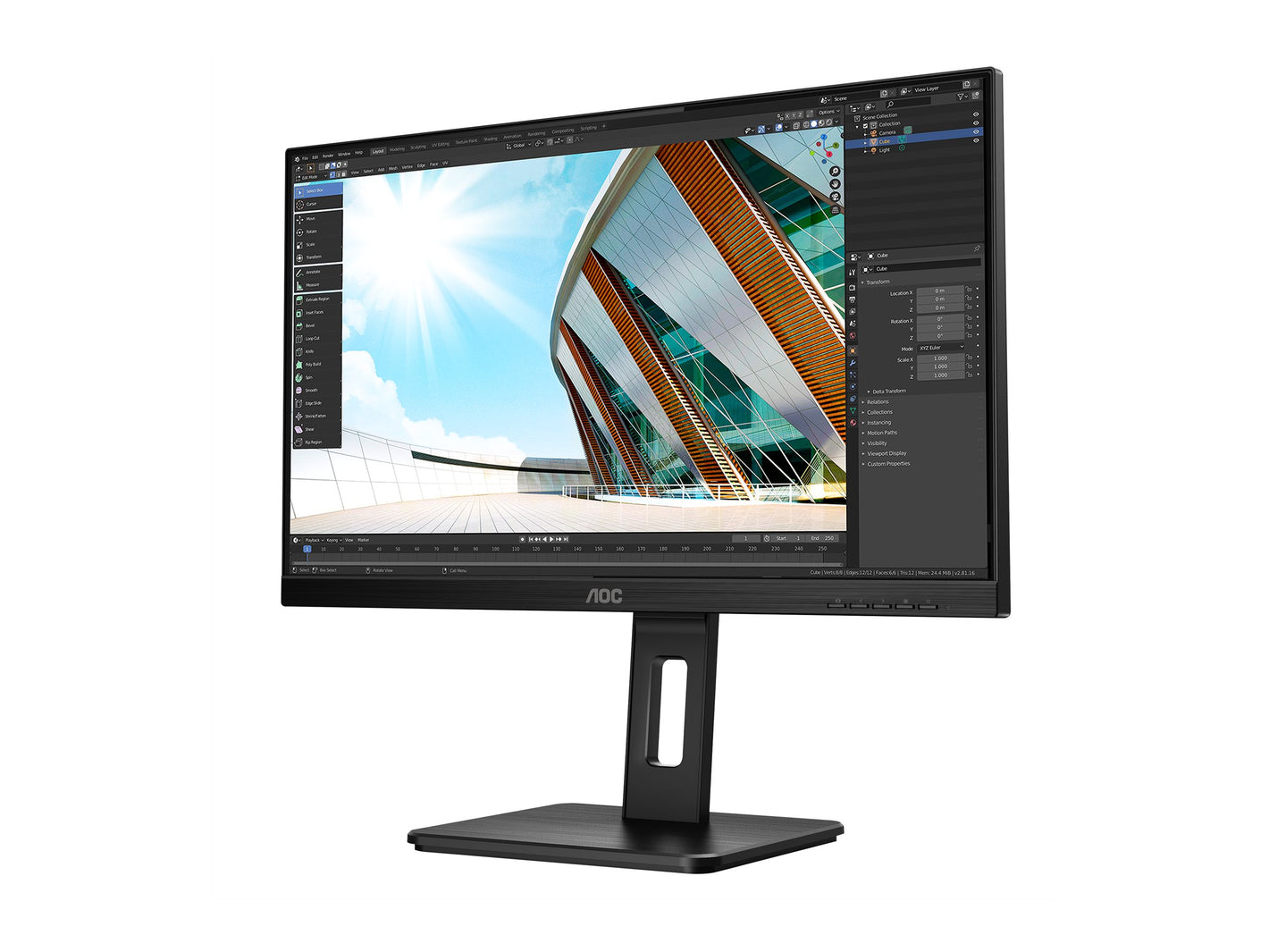 AOC 24P2Q 23.8i 1920x1080 FHD IPS