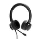 PORT CONNECT | USB Comfortable Stereo Office Microphone Headset | Built-in microphone | Wired | Black