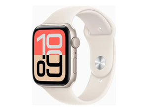 Apple Watch SE 3 GPS 44mm Starlight Aluminium Case with Starlight Sport Band - M/L | Apple