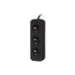 Lanberg Cable Power Strip, 3X French Outlets Quality-Grade Copper, 3 m | PS0-03E-0300-BK
