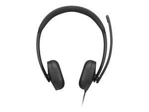 Lenovo Wired VoIP Headset 5000 (Teams) | Built-in microphone | USB Type-A, USB Type-C | Black