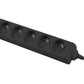 Lanberg Cable Power Strip, 5X French Outlets Quality-Grade Copper, 1.5 m | PS0-05E-0150-BK