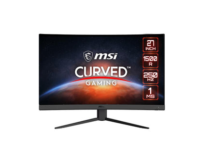 LCD Monitor|MSI|G27C4X|27"|Gaming/Curved|Panel VA|1920x1080|16:9|250 Hz|Matte|1 ms|Tilt|Colour Black|G27C4X