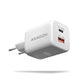 MOBILE CHARGER WALL USB 100W/GAN 2PORT ACU-PQ100W AXAGON