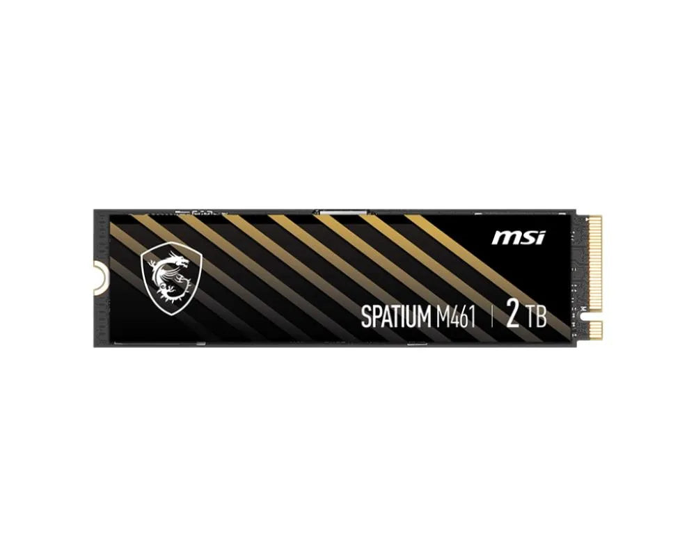 SSD|MSI|SPATIUM M461|2TB|M.2|PCIE|NVMe|3D NAND|Write speed 4200 MBytes/sec|Read speed 5000 MBytes/sec|2.15mm|TBW 450 TB|MTBF 1500000 hours|S78-440Q550-P83