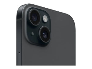 Apple | iPhone 15 | Black | 6.1 " | Super Retina XDR | 2556 x 1179 pixels | A16 Bionic | Internal RAM 6 GB | 128 GB | Dual SIM | 4G | Main camera resolution 48+12 MP | Secondary camera resolution 12 MP | iOS | 17