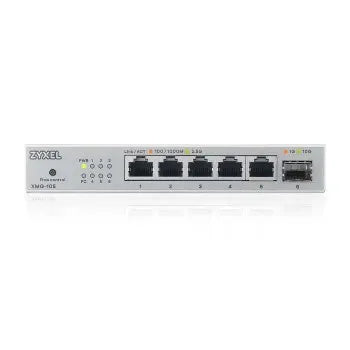 ZYXEL XMG-105 5 PORTS 2,5G + 1 SFP+ MULTIGIG UNMANAGED DESKTOP SWITCH (2Y WARRANTY)