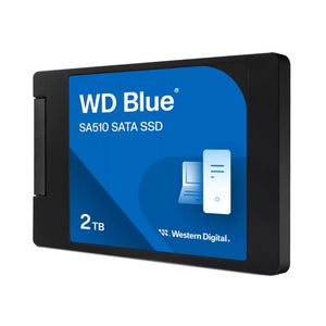 SSD|WESTERN DIGITAL|Blue SA510|2TB|SATA 3.0|Write speed 520 MBytes/sec|Read speed 560 MBytes/sec|2,5"|TBW 500 TB|MTBF 1750000 hours|WDS200T3B0A