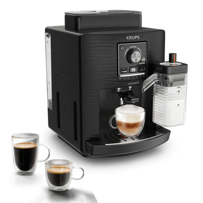 Krups Coffee machine | EA5028E0 Intensity Milk | Pump pressure 15 bar | Built-in milk frother | Fully Automatic | 1450 W | Black