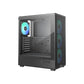 Deepcool Case | CC550 4F | Mid Tower | ATX PS2 (maximum length: 180 mm) | Black