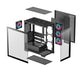 Case|DEEPCOOL|CG580 4F|MidiTower|Case product features Transparent panel|Not included|ATX|MicroATX|MiniITX|Colour Black|R-CG580-BKADA4-G-1
