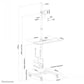 NEWSTAR MOBILE WORKPLACE FLOOR STAND (MONITOR, KEYBOARD/MOUSE & PC) 10-32" BLACK