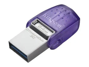 Kingston | DataTraveler | DT Micro Duo 3C | 64 GB | USB Type-C/Type-A | Purple