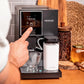 Cecotec Coffee Maker | Cremmaet Compactccino Connected | Pump pressure 19 bar | Built-in milk frother | Super-automatic | Black