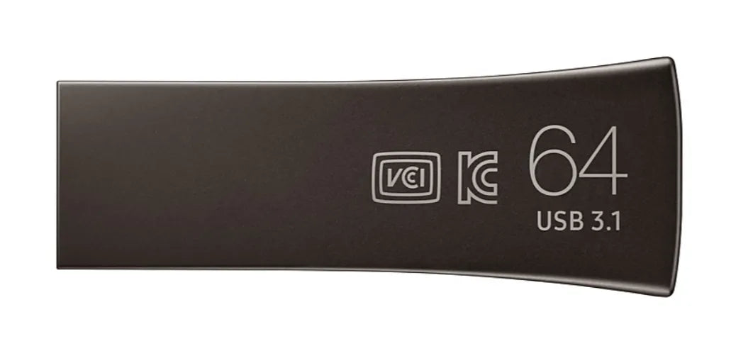 Samsung | BAR Plus | MUF-64BE4/APC | 64 GB | USB 3.1 | Grey