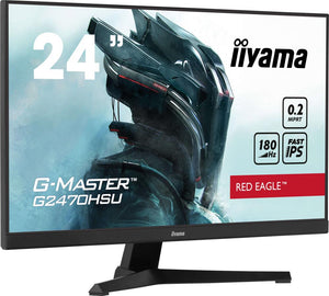 LCD Monitor|IIYAMA|G2470HSU-B6|24"|Panel IPS|1920x1080|16:9|180Hz|Matte|0.2 ms|Speakers|Colour Black|G2470HSU-B6