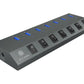 ICY BOX IB-HUB1701-C3 7-port hub