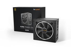 Power Supply|BE QUIET|550 Watts|Peak Power 600 Watts|Efficiency 80 PLUS GOLD|BN341