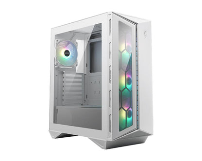 Case|MSI|MPG GUNGNIR 110R WHITE|MidiTower|Case product features Transparent panel|Not included|ATX|MicroATX|MiniITX|Colour White|MPGGUNGNIR110RWHITE