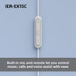 Sony Earbuds | IER‑EX15C | Wired | In-ear | Microphone | White