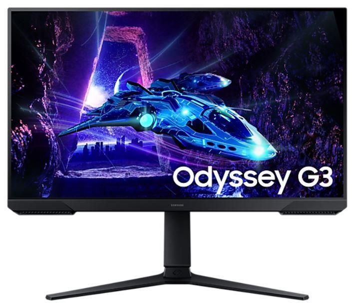 LCD Monitor|SAMSUNG|24"|Gaming|Panel VA|1920x1080|16:9|180Hz|1 ms|Swivel|Pivot|Height adjustable|Tilt|Colour Black|LS24DG302EUXEN