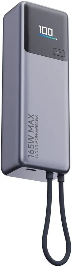 Xiaomi 165W Power Bank (Integrated Cable) | 10000 mAh | USB-C | Gray