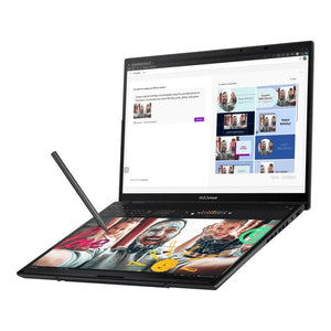 Notebook|ASUS|ZenBook Series|DUO|UX8406CA-PZ009W|CPU  Core Ultra|U9-285H|2900 MHz|14"|Touchscreen|2880x1800|RAM 32GB|LPDDR5x|SSD 2TB|Intel Arc Graphics|Integrated|ENG|Windows 11 Home|Grey|1.65 kg|90NB14X1-M00820