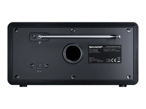 Sharp DR-450(BK) Digital Radio, FM/DAB/DAB+, Bluetooth 4.2, Alarm function, Midnight Black | Sharp | Digital Radio | DR-450(BK) | Bluetooth | Midnight Black