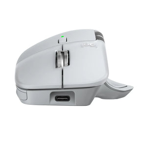Logitech MX Master 4 for MAC Wireless Mouse RF Wireless + Bluetooth, 8000 DPI, White Silver
