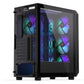 Case|ENDORFY|Arx 500 ARGB|MidiTower|Case product features Transparent panel|Not included|ATX|MicroATX|MiniITX|Colour Black|EY2A011