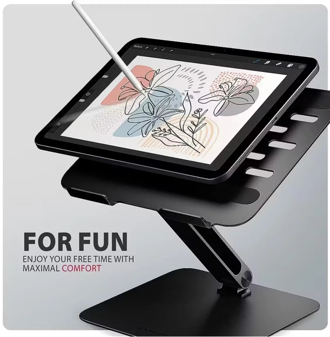 NB ACC STAND 10-17.3"/ALUMINUM HQ STND-LQB AXAGON