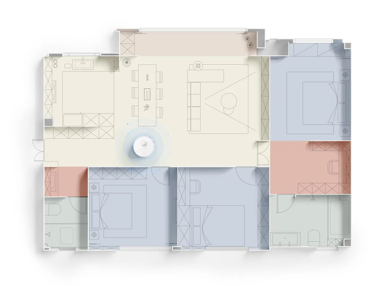 VACUUM CLEANER ROBOT/D20 PLUS RLD35GD DREAME