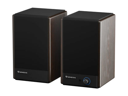 Genesis 2.0 Speakers | Arsen 402BT | 60 W | Bluetooth | Wireless connection | Brown
