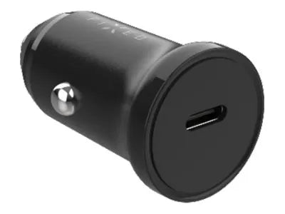 Fixed USB-C Car Charger 20W+ USB-C/USB-C Cable | FIXCC20N-CC-BK