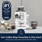 Delonghi | Coffee maker | Rivelia EXAM440.55.W | Pump pressure 19 bar | Built-in milk frother | Fully Automatic | 1450 W | Arctic White