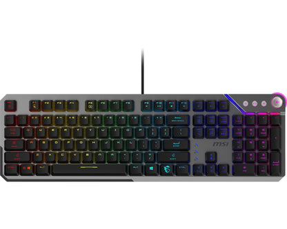 KEYBOARD GAMING BLACK US/STRIKE 600 SILENT MSI