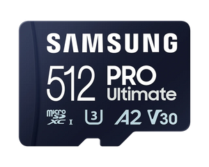 Samsung | MicroSD Card with Card Reader | PRO Ultimate | 512 GB | microSDXC Memory Card | Flash memory class U3, V30, A2