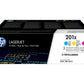 HP 201X 3-pack CMY Original Toners 2.3k