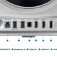 Monitor|SAMSUNG|27 "|2560 x 1440 pixels|Quad HD|Native aspect ratio 16:9|OLED|Flat|LS27DG602SUXEN
