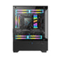 Case|GOLDEN TIGER|Raider SL-2|MiniTower|Case product features Transparent panel|Not included|Colour Black|RAIDERSL-2