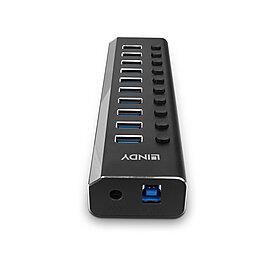 I/O HUB USB3 10PORT/43370 LINDY