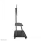 NEWSTAR MOBILE FLAT SCREEN FLOOR STAND (STAND+TROLLEY) (HEIGHT: 137-162 CM) BOX 1/2 60-105" BLACK