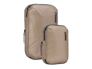 Thule | Compression Cube Set, Small/Medium | Packing Cube | Gentle Beige