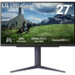 LCD Monitor|LG|27"|Panel IPS|2560x1440|16:9|180Hz|1 ms|Pivot|Height adjustable|Tilt|Colour Black|27GS85Q-B